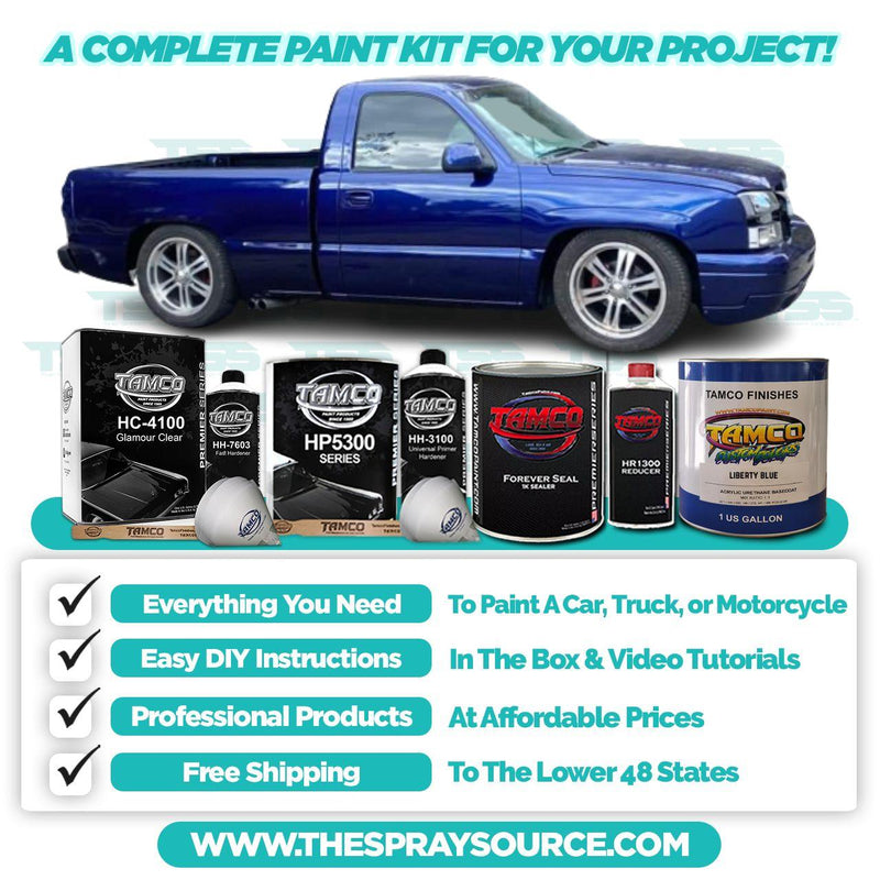 Liberty Blue Extra Large Car Kit (White Ground Coat) - The Spray Source - Tamco Paint