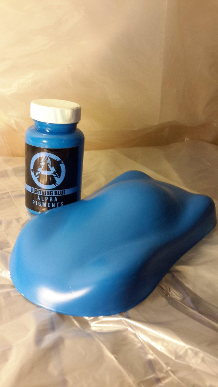 Lightning Blue Drop In Pigment | Liquid Wrap or Bedliner - The Spray Source - Alpha Pigments