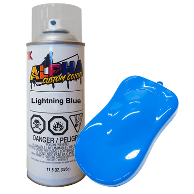 Lightning Blue Spray Can Midcoat - The Spray Source - Alpha Pigments