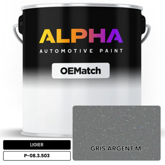 LIGIER GRIS ARGENT M. P-08.3.503 OEMatch Basecoat