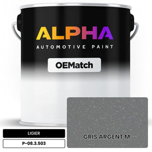 LIGIER GRIS ARGENT M. P-08.3.503 | OEMatch Automotive Basecoat