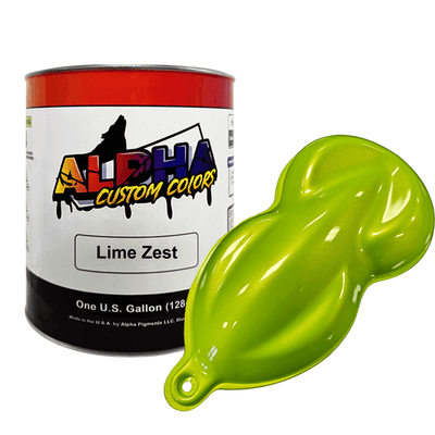 Lime Zest Paint Basecoat - The Spray Source - Alpha Pigments