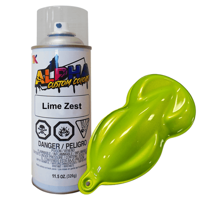 Lime Zest Spray Can Midcoat - The Spray Source - Alpha Pigments