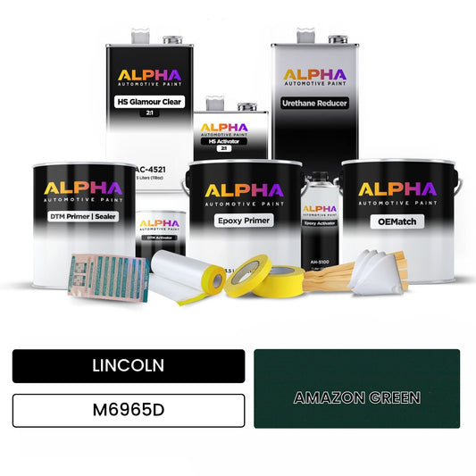 LINCOLN AMAZON GREEN M6965D OEMatch Vehicle Paint Kit
