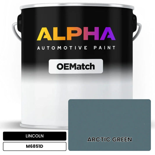 LINCOLN ARCTIC GREEN M6851D OEMatch Basecoat