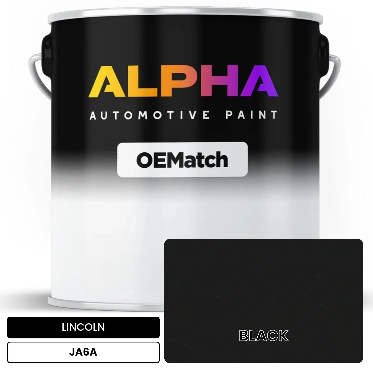 LINCOLN BLACK JA6A OEMatch Basecoat