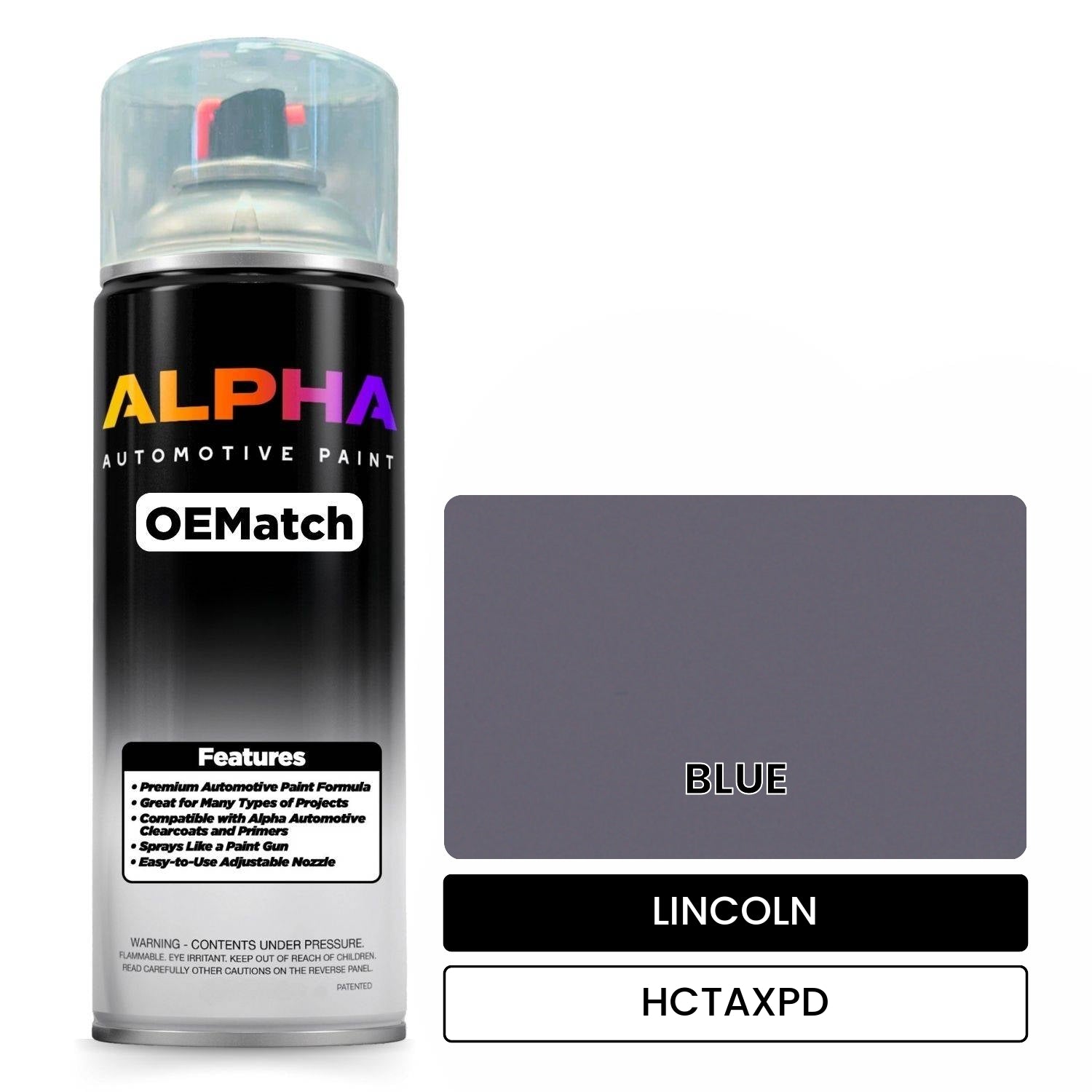 LINCOLN BLUE HCTAXPD OEMatch Spraycan