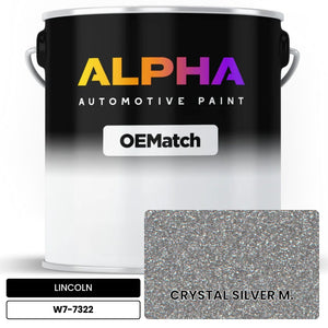 LINCOLN CRYSTAL SILVER M. W7-7322 | OEMatch Automotive Basecoat