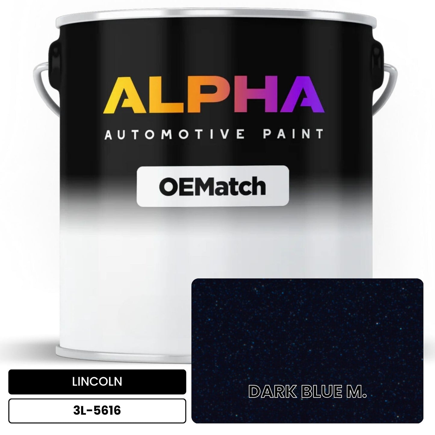 LINCOLN DARK BLUE M. 3L-5616 OEMatch Basecoat
