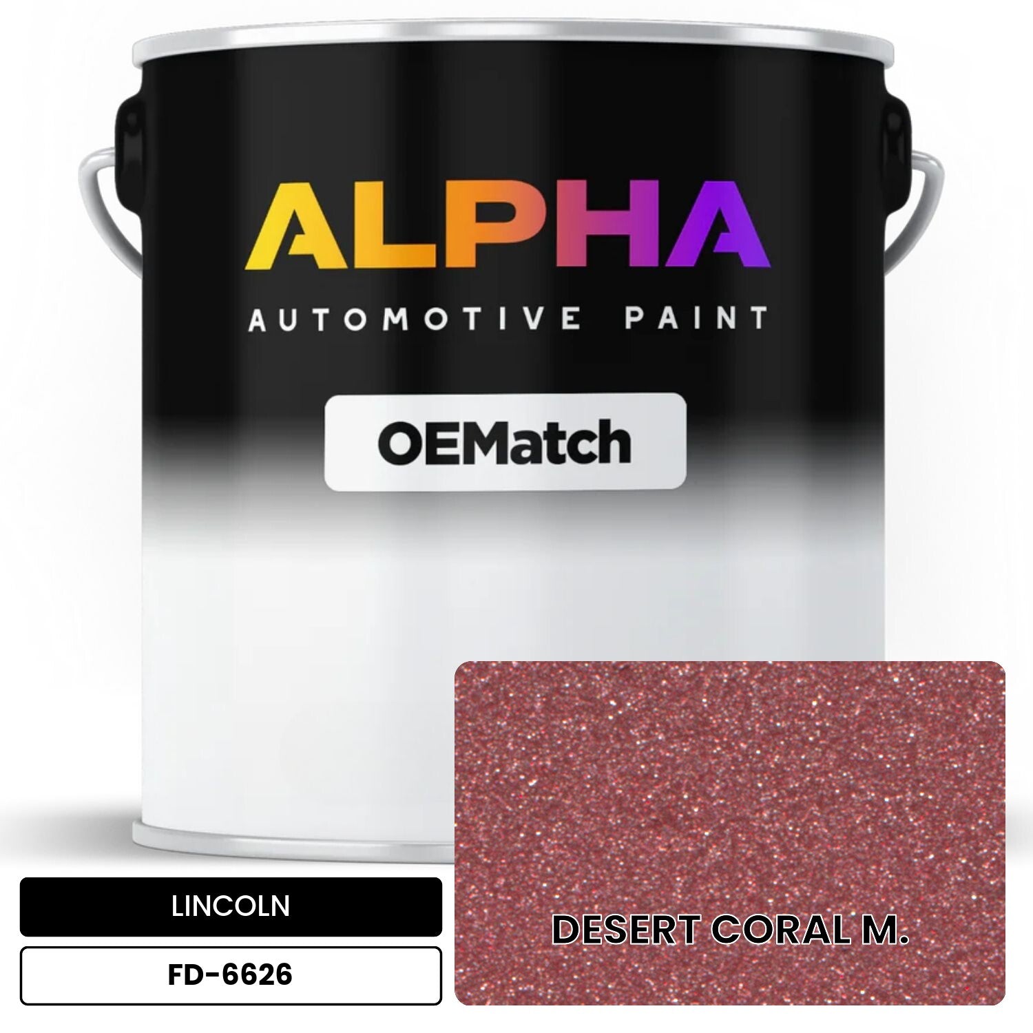 LINCOLN DESERT CORAL M. FD-6626 OEMatch Basecoat