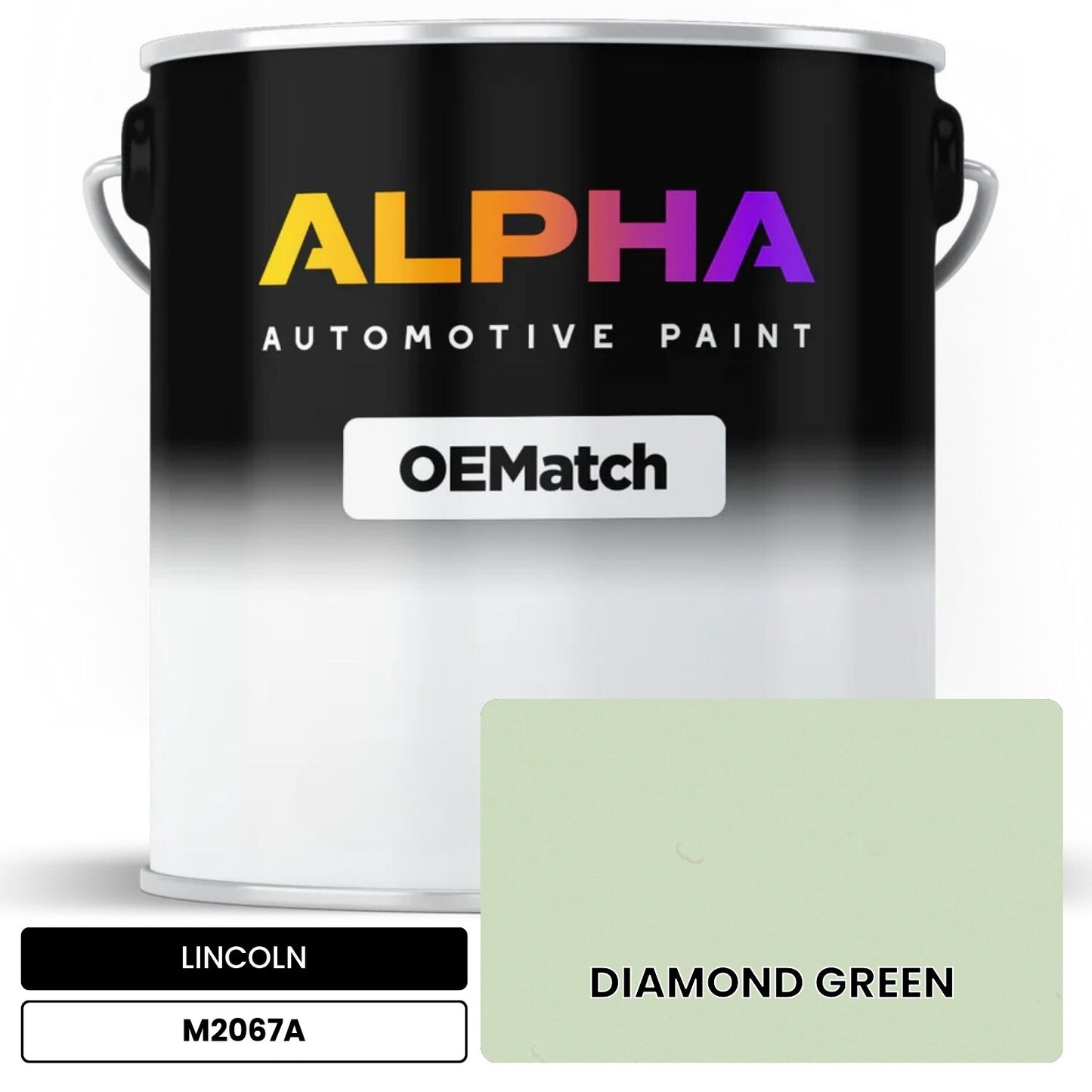 LINCOLN DIAMOND GREEN M2067A OEMatch Basecoat