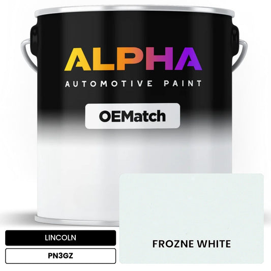 LINCOLN FROZNE WHITE PN3GZ OEMatch Basecoat