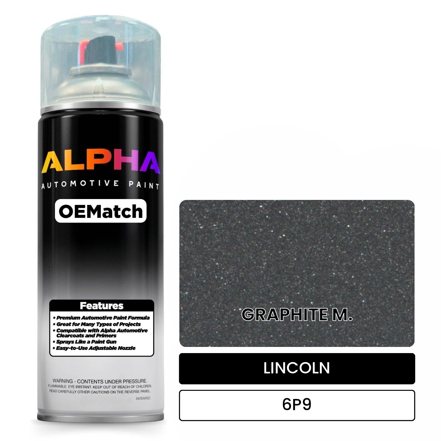 LINCOLN GRAPHITE M. 6P9 OEMatch Spraycan