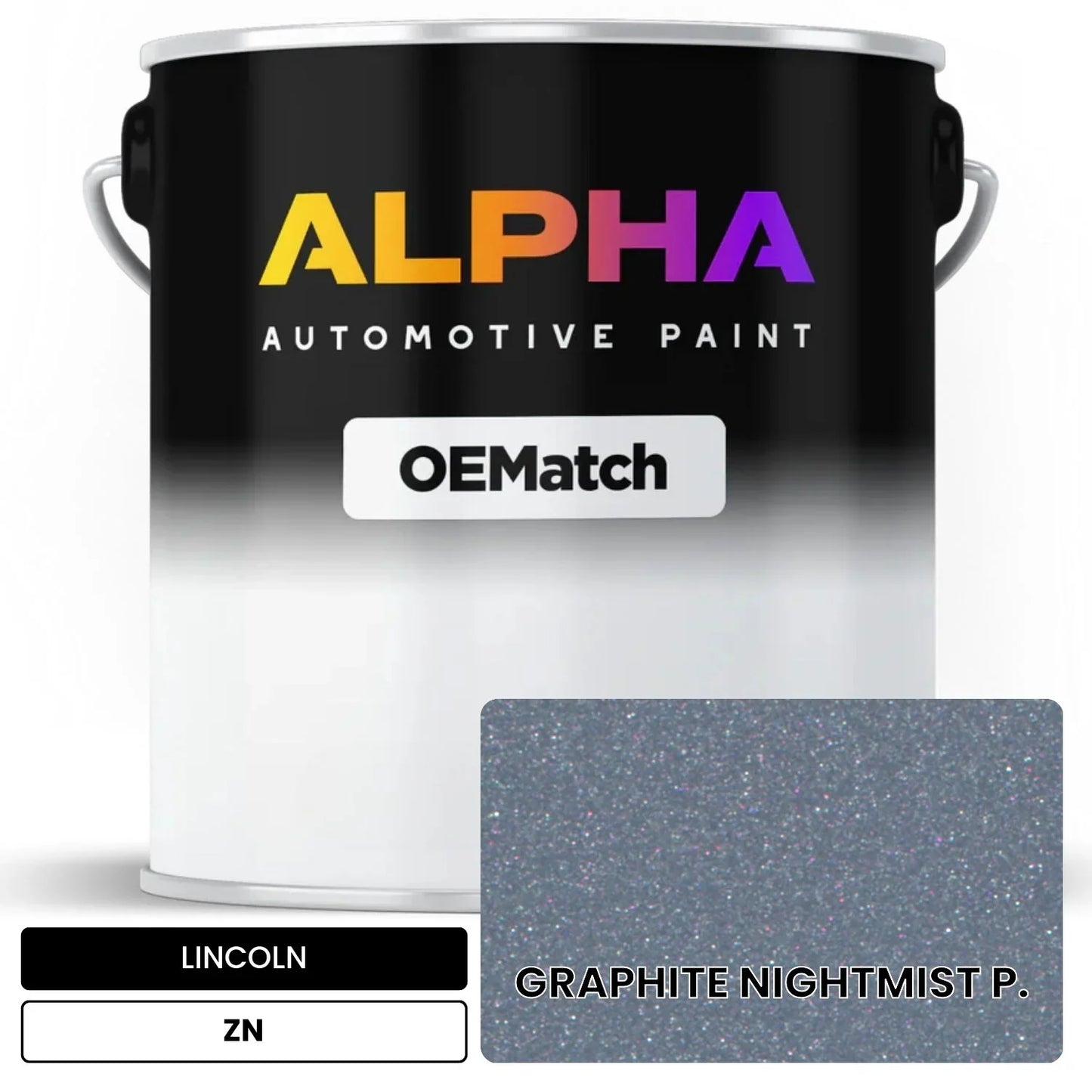 LINCOLN GRAPHITE NIGHTMIST P. ZN OEMatch Basecoat