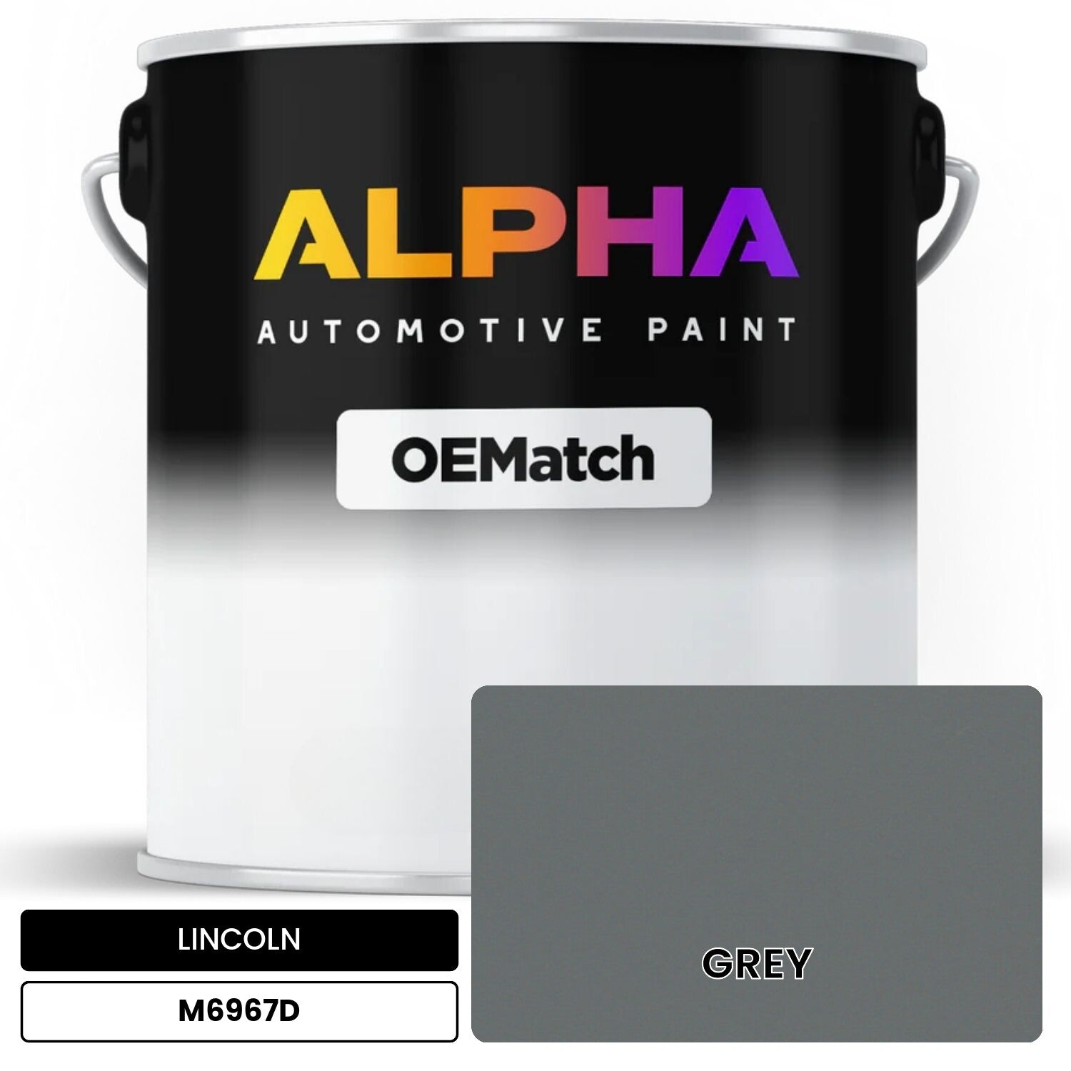 LINCOLN GREY M6967D OEMatch Basecoat