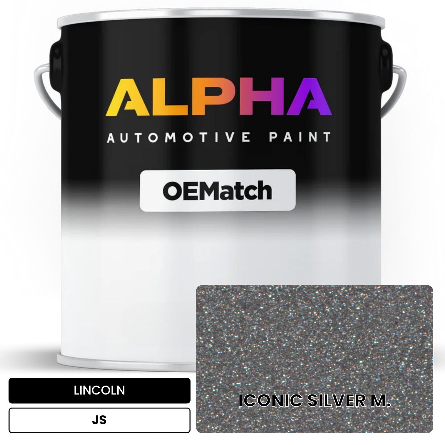 LINCOLN ICONIC SILVER M. JS OEMatch Basecoat