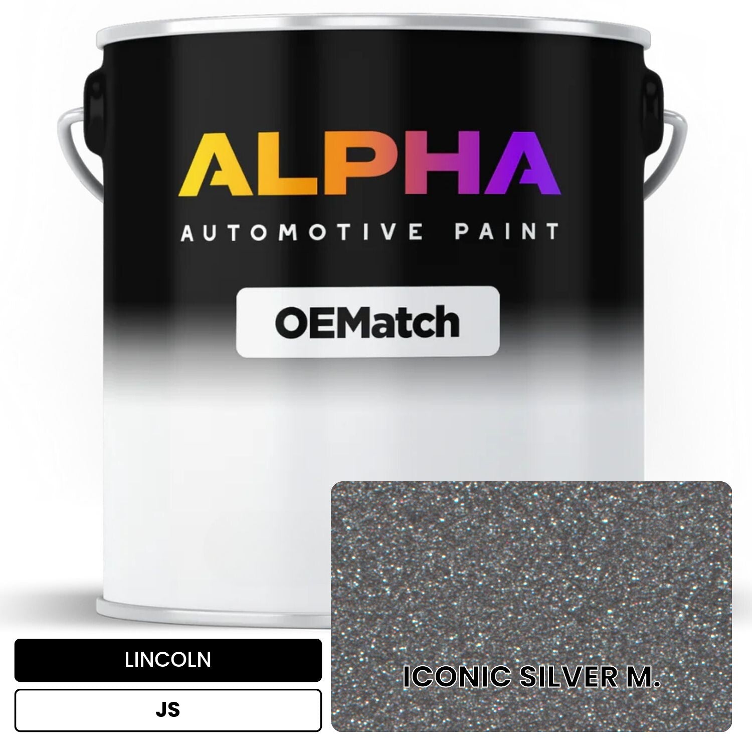 LINCOLN ICONIC SILVER M. JS OEMatch Basecoat