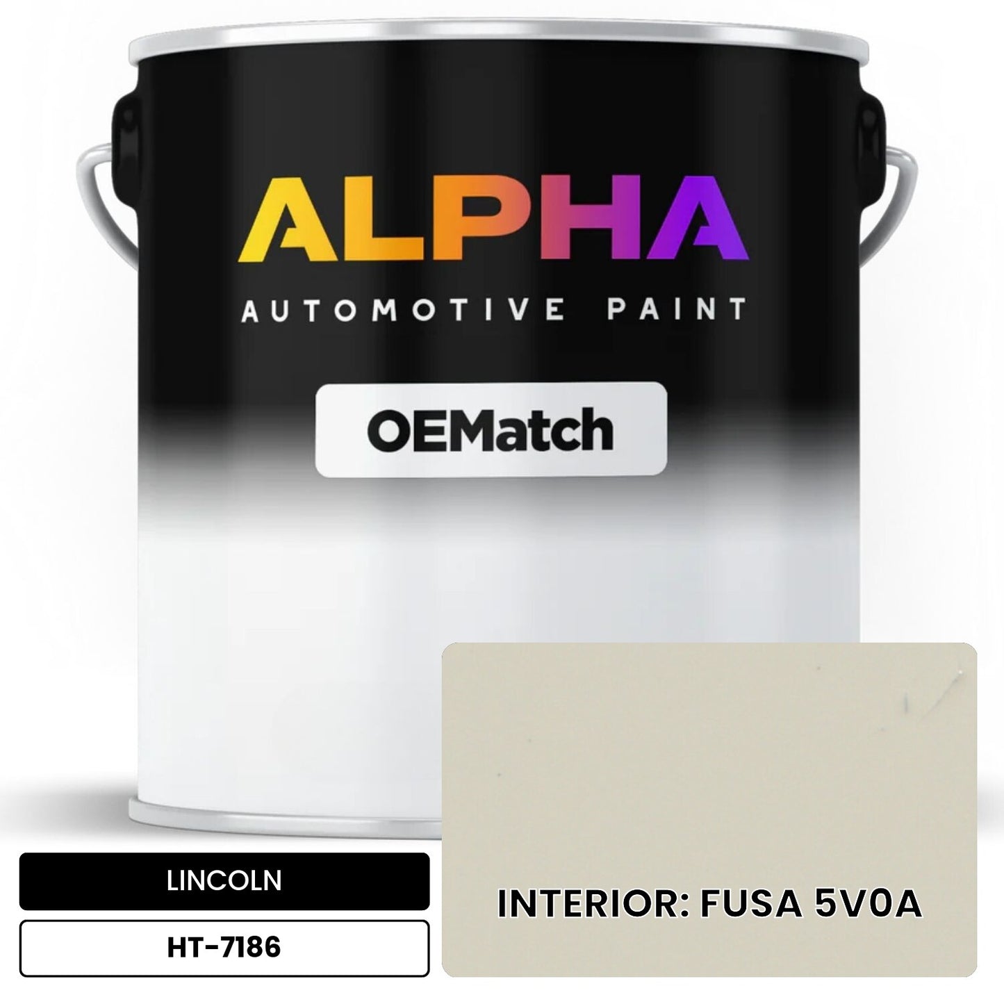 LINCOLN INTERIOR: FUSA 5V0A HT-7186 OEMatch Basecoat