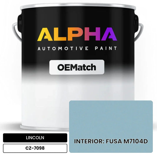 LINCOLN INTERIOR: FUSA M7104D CZ-7098 OEMatch Basecoat