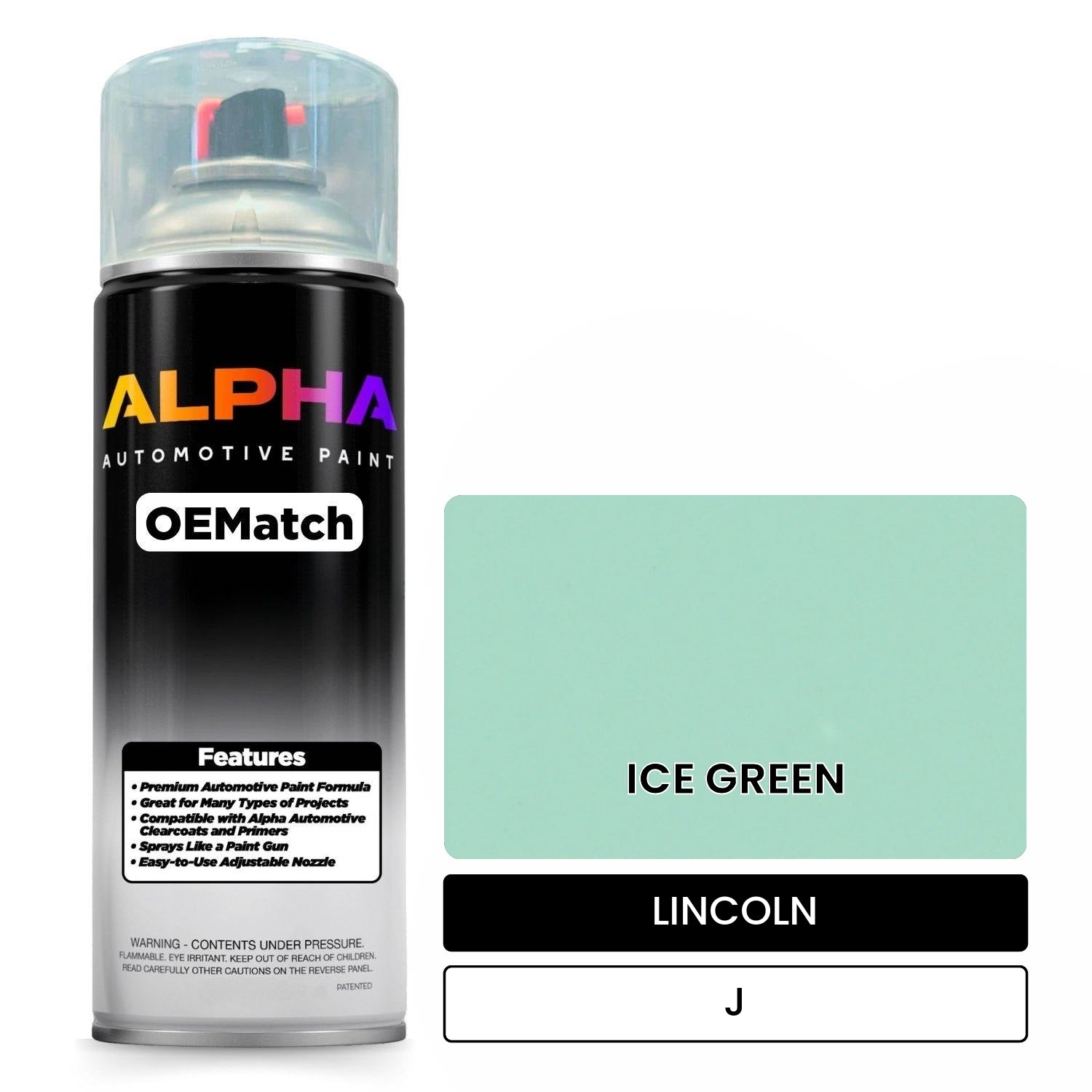 LINCOLN ICE GREEN J OEMatch Spraycan