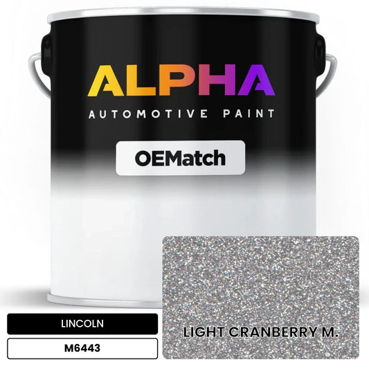 LINCOLN LIGHT CRANBERRY M. M6443 OEMatch Basecoat
