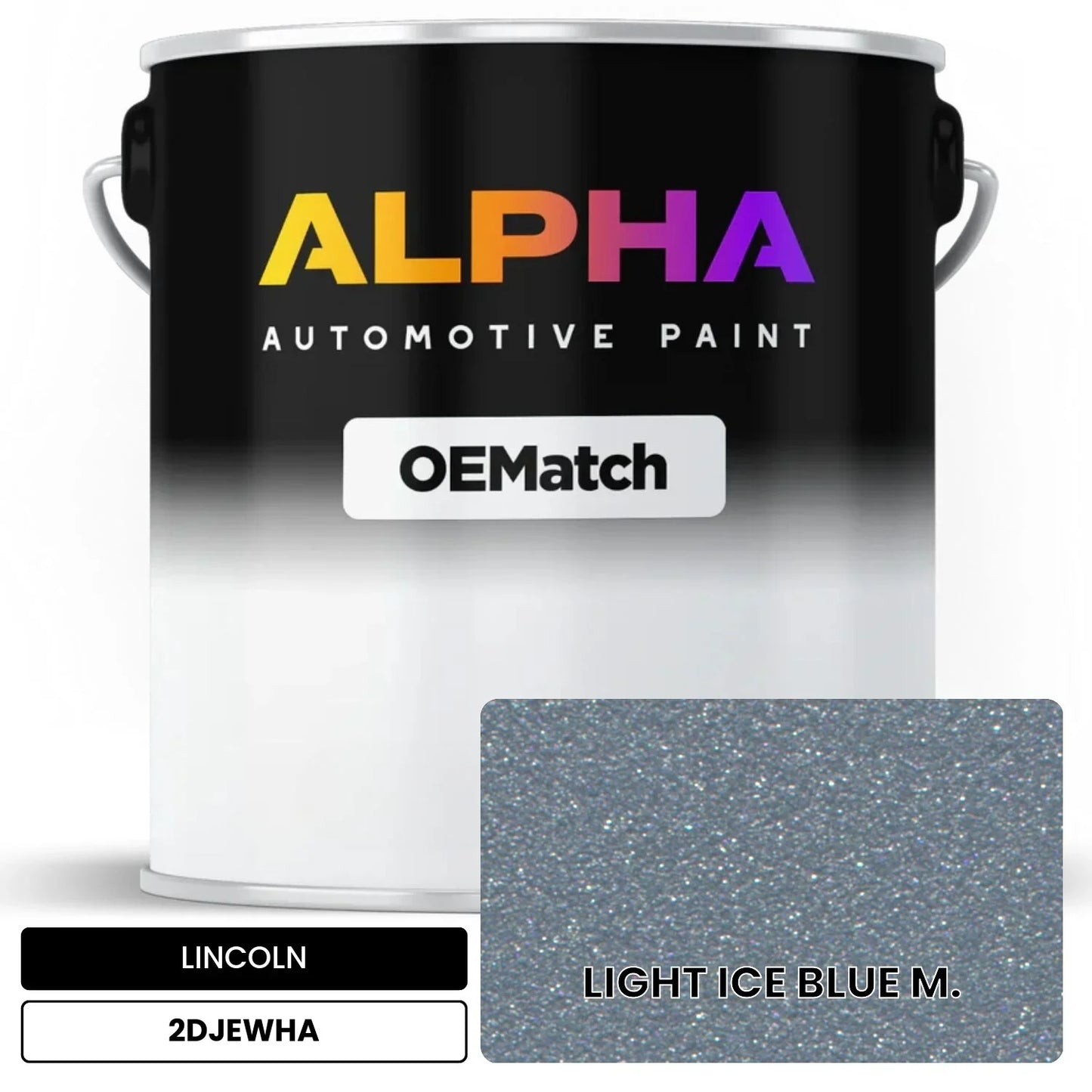 LINCOLN LIGHT ICE BLUE M. 2DJEWHA OEMatch Basecoat