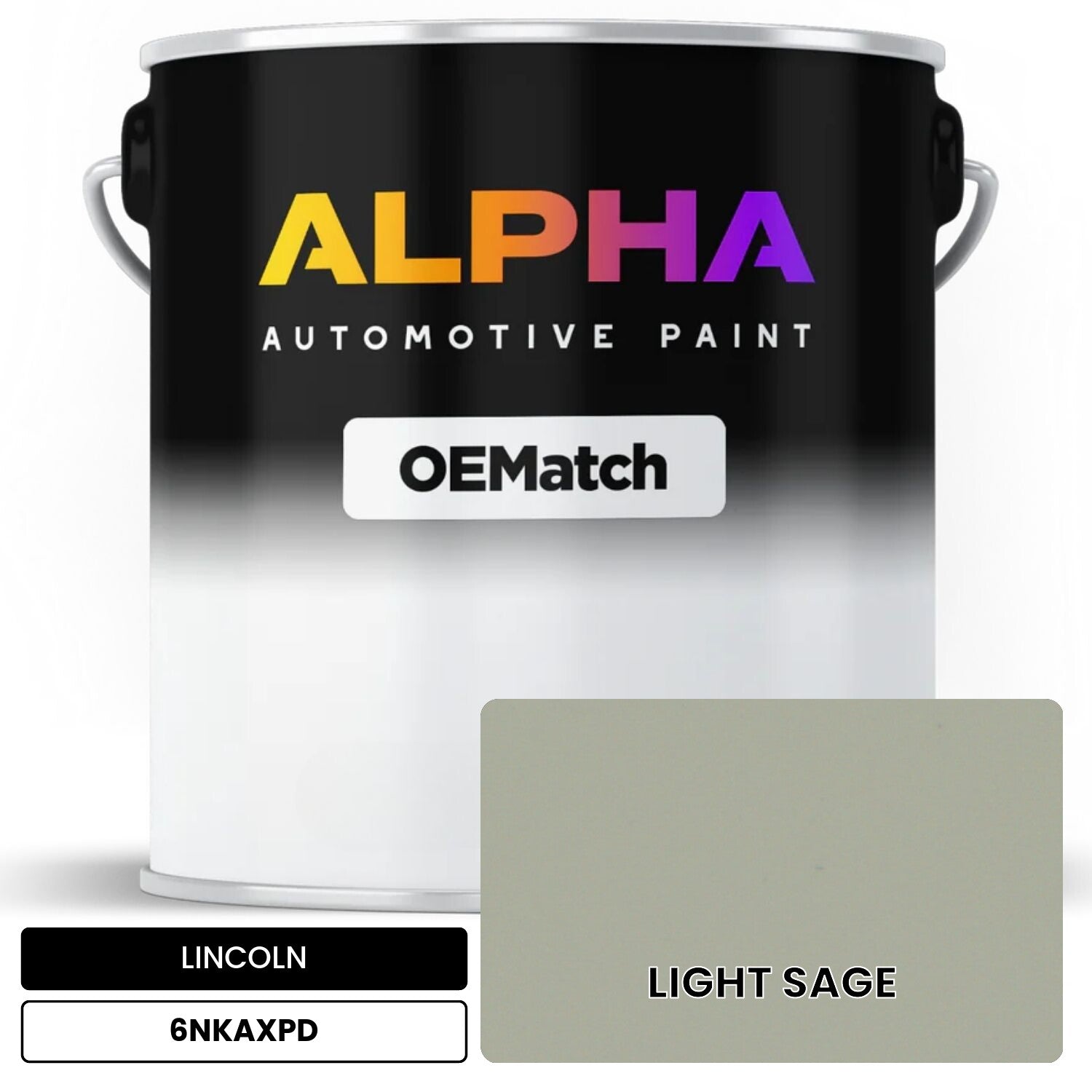 LINCOLN LIGHT SAGE 6NKAXPD OEMatch Basecoat