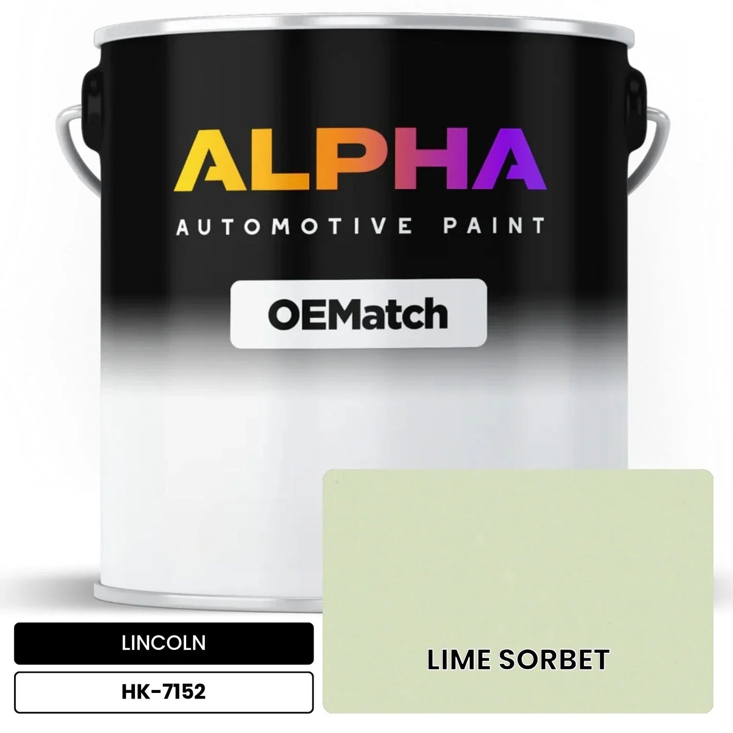 LINCOLN LIME SORBET HK-7152 OEMatch Basecoat