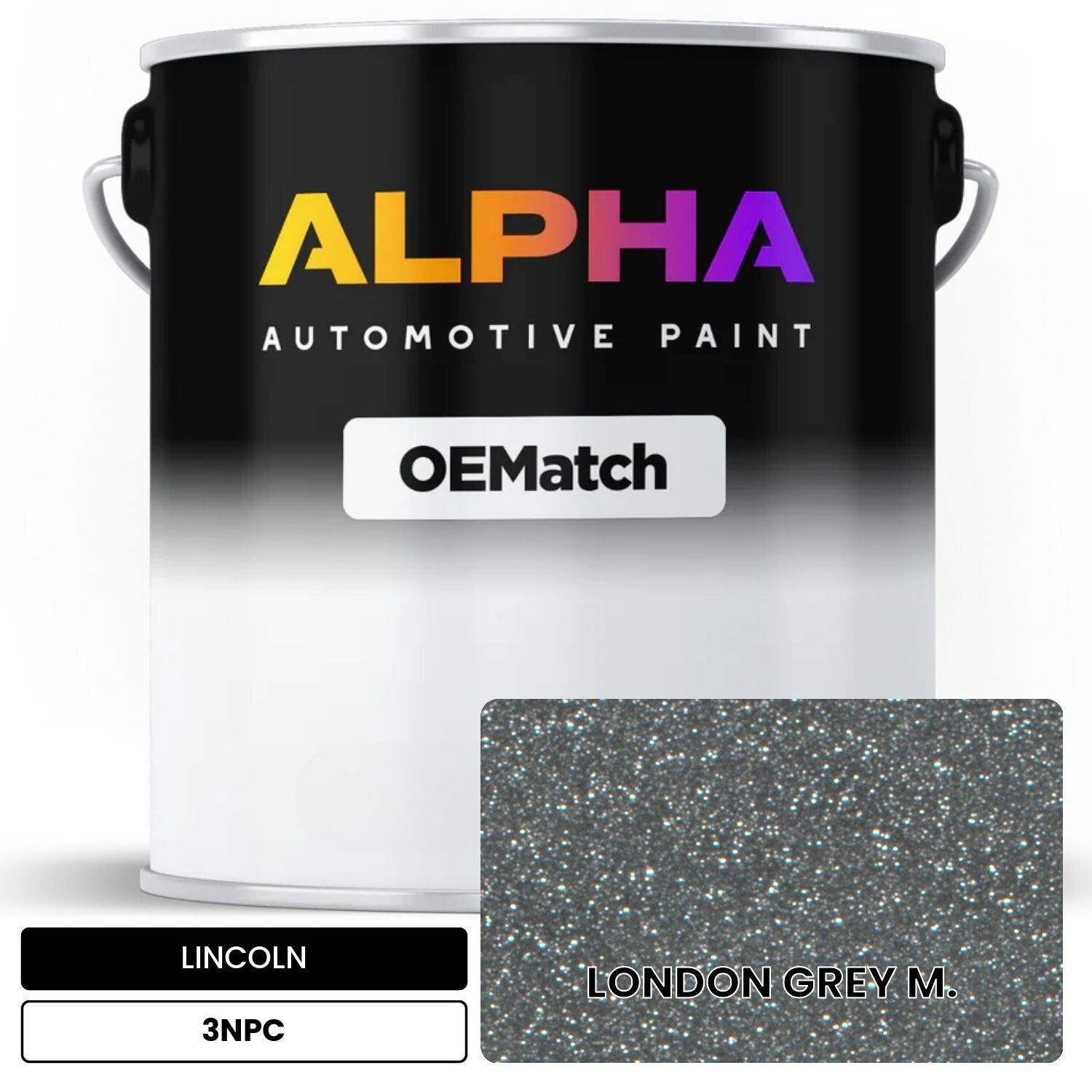 LINCOLN LONDON GREY M. 3NPC OEMatch Basecoat