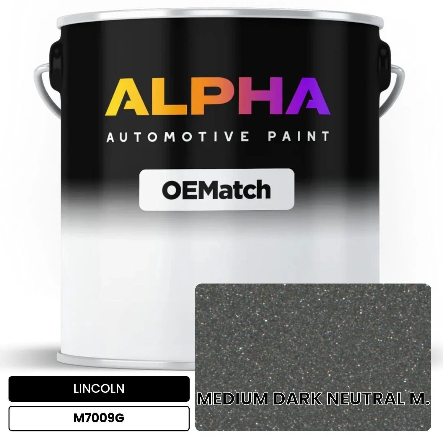 LINCOLN MEDIUM DARK NEUTRAL M. M7009G OEMatch Basecoat