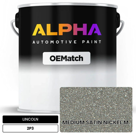 LINCOLN MEDIUM SATIN NICKEL M. 2P3 OEMatch Basecoat
