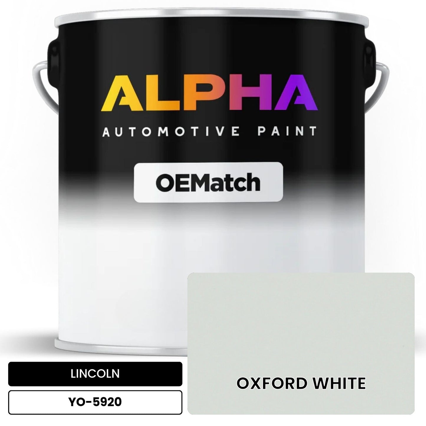 LINCOLN OXFORD WHITE YO-5920 OEMatch Basecoat