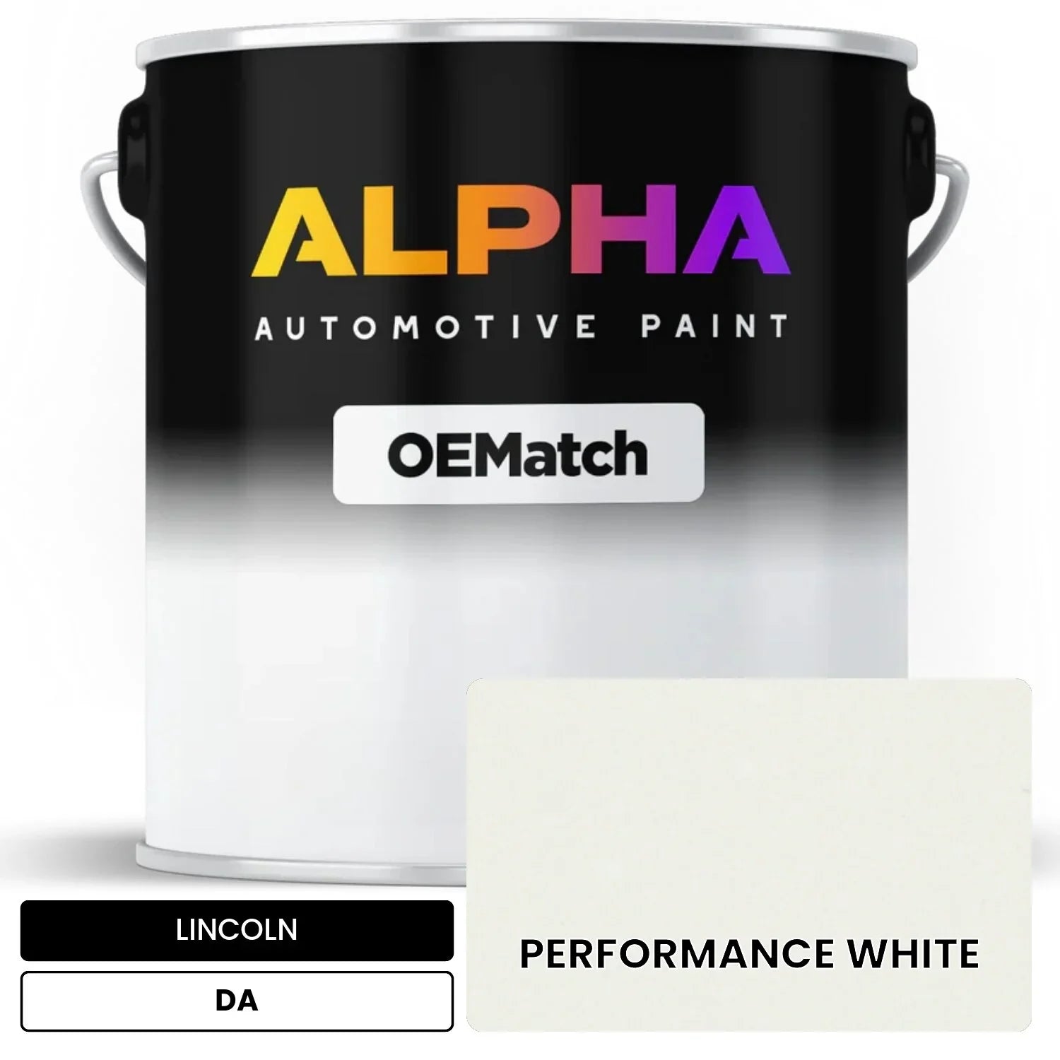 LINCOLN PERFORMANCE WHITE DA OEMatch Basecoat