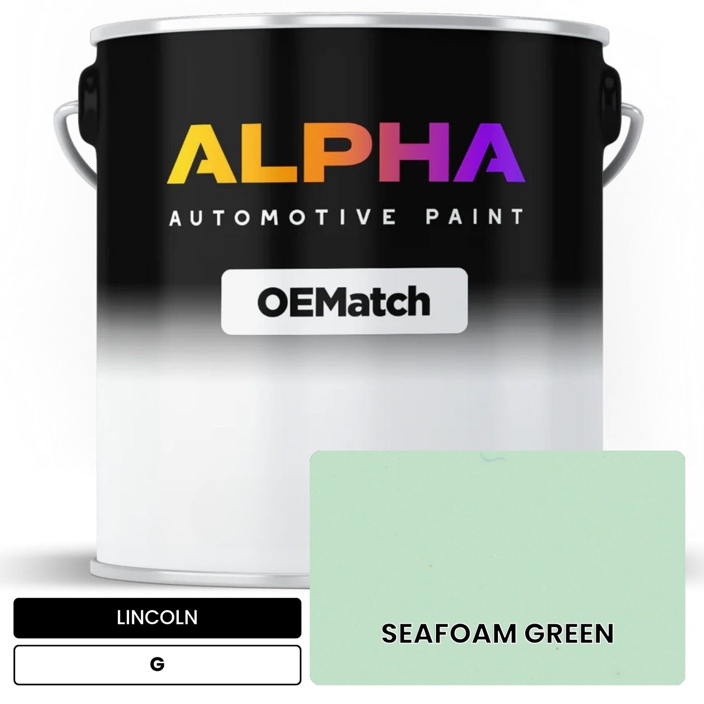 LINCOLN SEAFOAM GREEN G OEMatch Basecoat