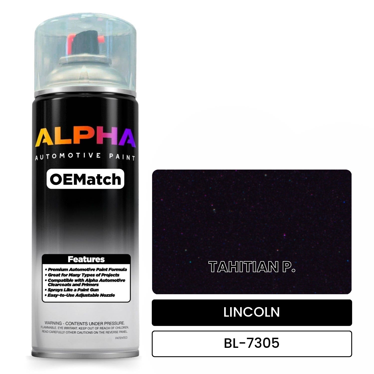 LINCOLN TAHITIAN P. BL-7305 OEMatch Spraycan