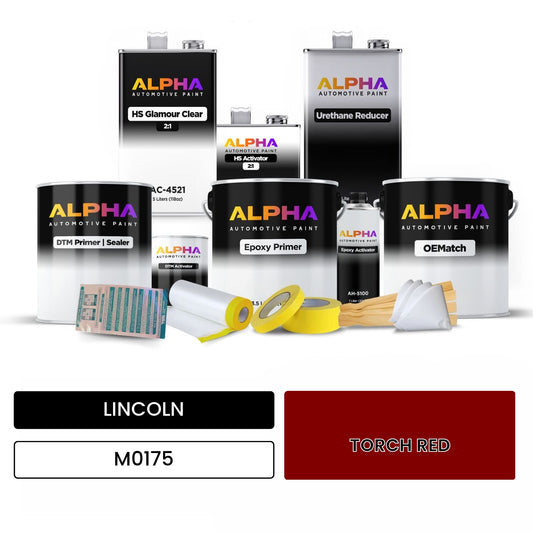 LINCOLN TORCH RED M0175 OEMatch Vehicle Paint Kit