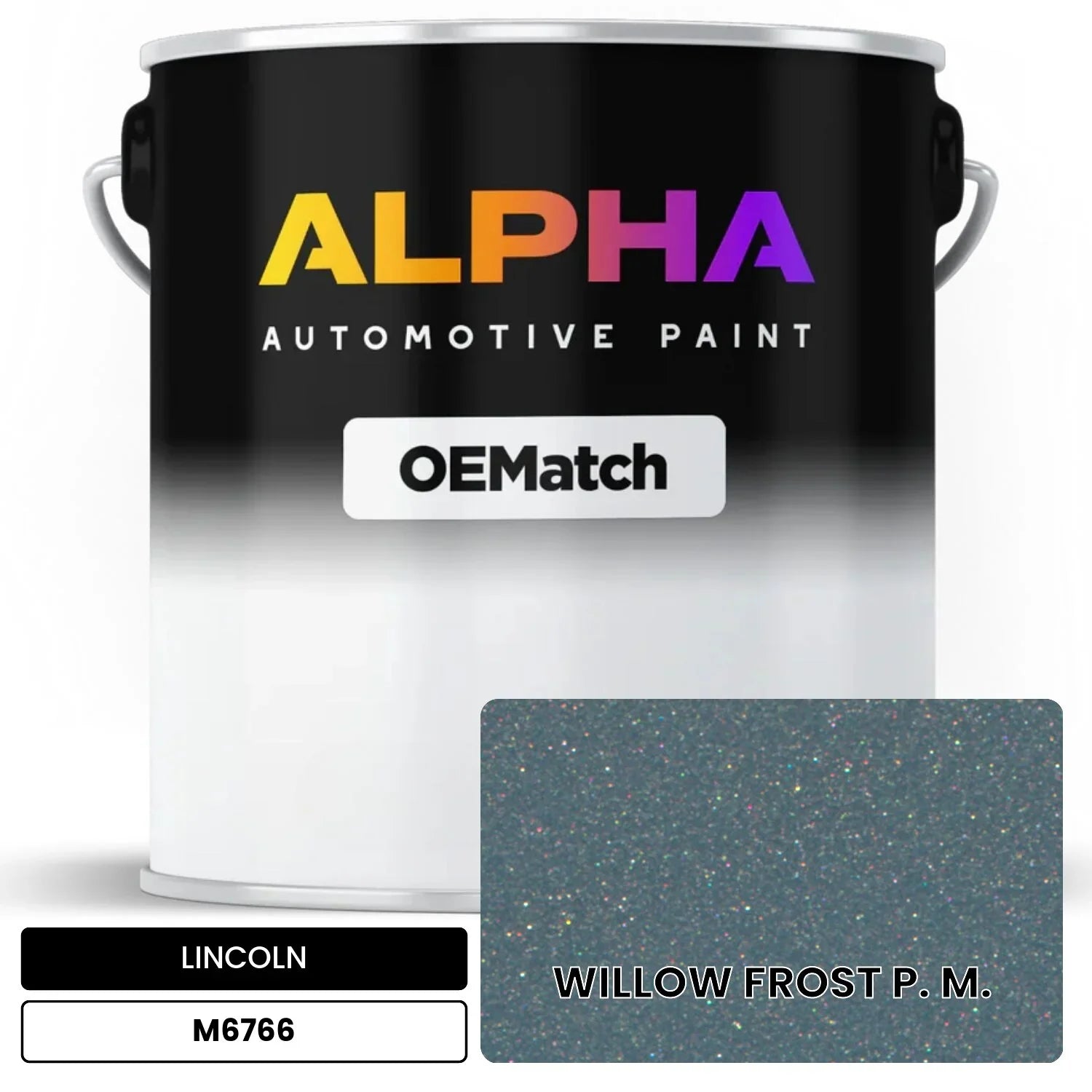 LINCOLN WILLOW FROST P. M. M6766 OEMatch Basecoat