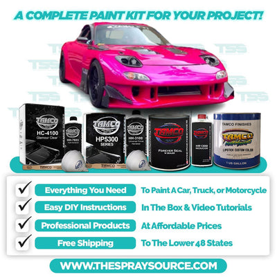 Lipstick Car Kit (White Ground Coat) - The Spray Source - Tamco Paint