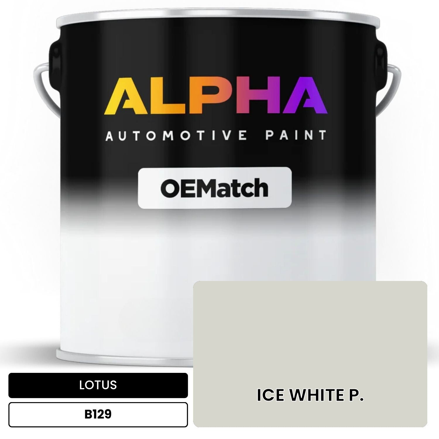 LOTUS ICE WHITE P. B129 OEMatch Basecoat