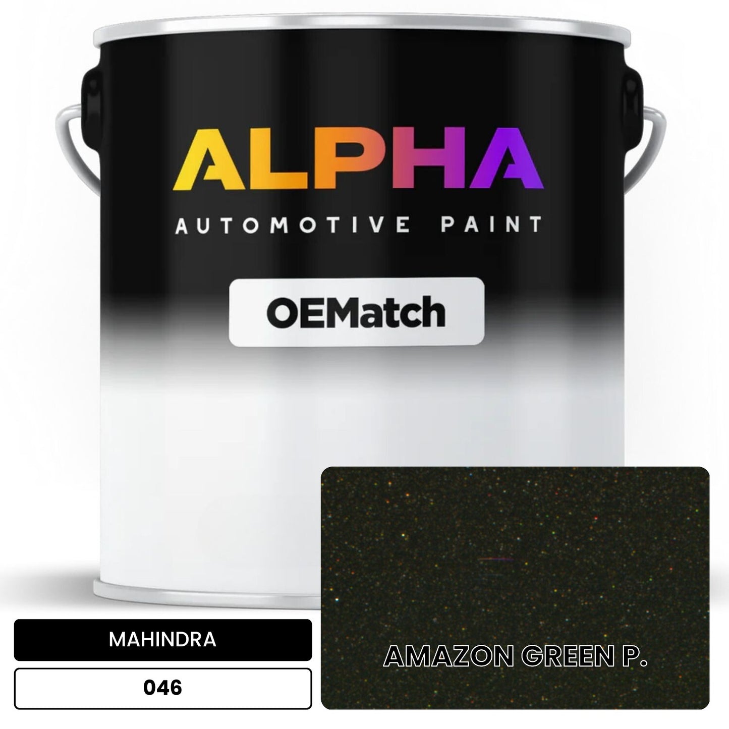 MAHINDRA AMAZON GREEN P. 046 OEMatch Basecoat