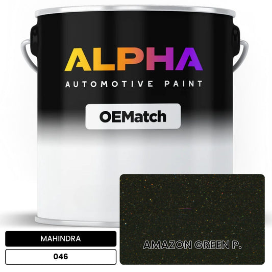 MAHINDRA AMAZON GREEN P. 046 OEMatch Basecoat