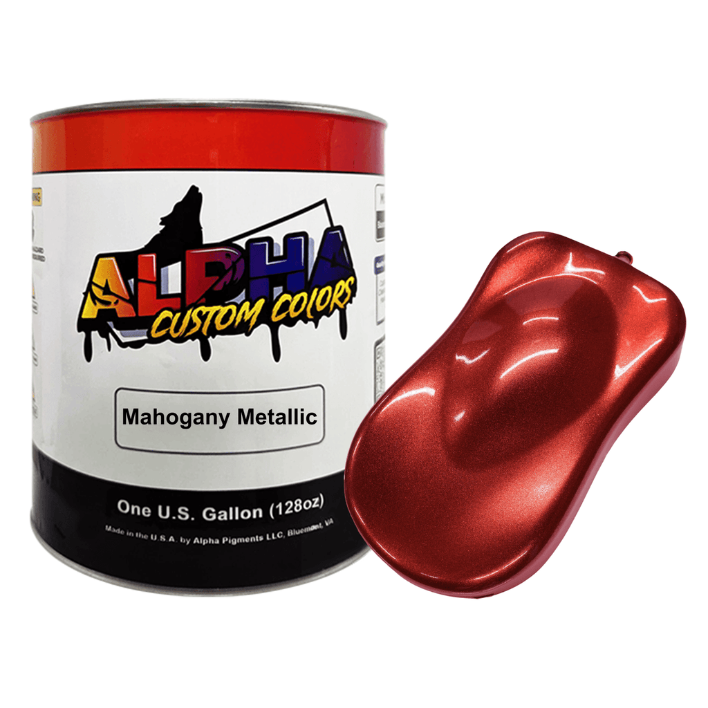 Mahogany Metallic Paint Basecoat Midcoat - The Spray Source - Alpha Pigments