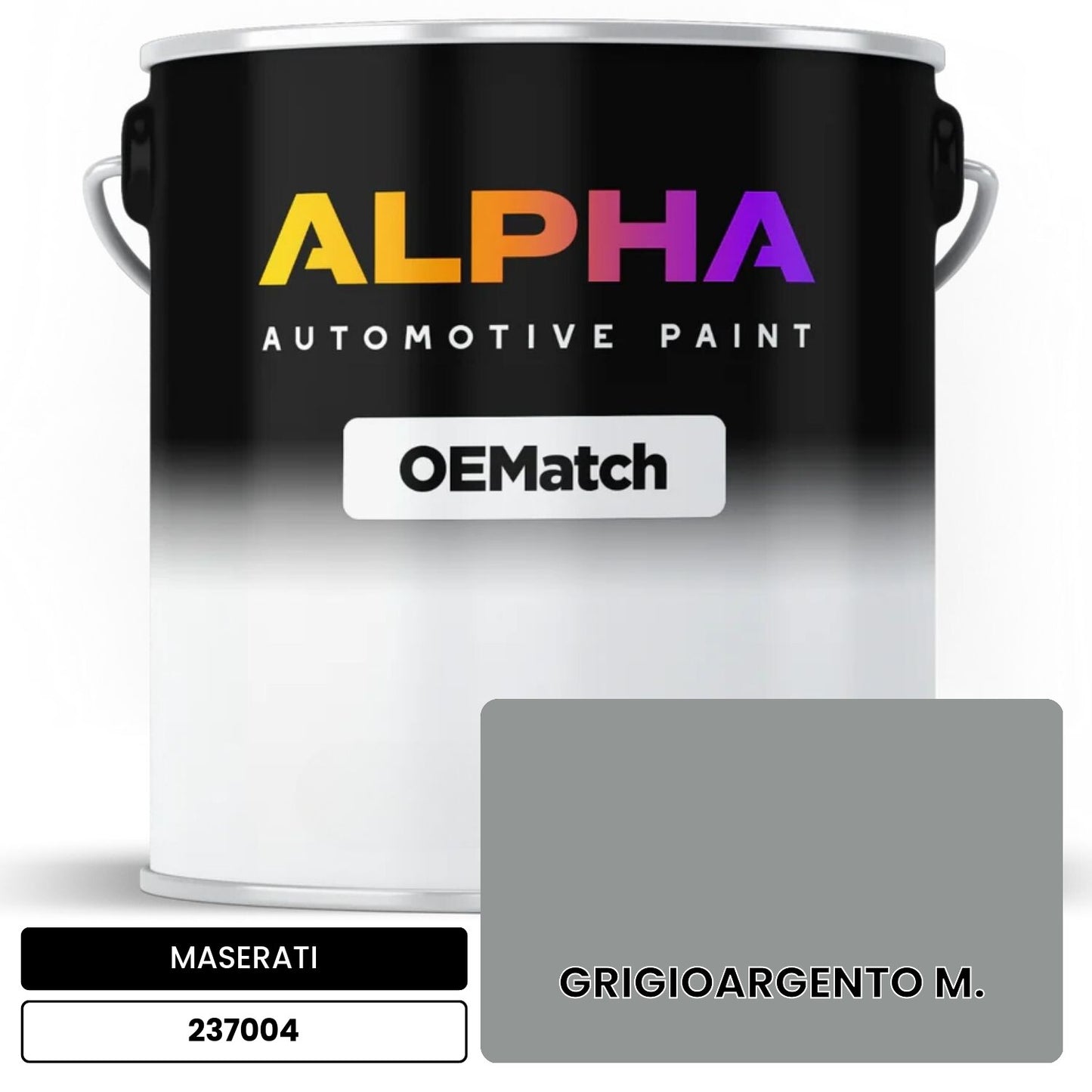 MASERATI GRIGIOARGENTO M. 237004 OEMatch Basecoat