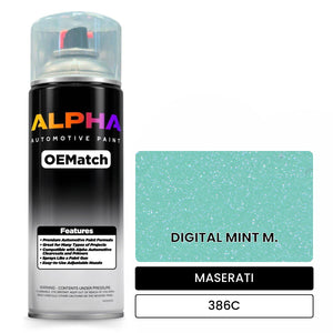 MASERATI DIGITAL MINT M. 386C | OEMatch Automotive Spraycan