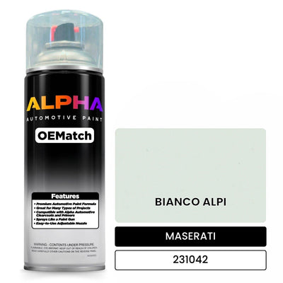MASERATI BIANCO ALPI 231042 | OEMatch Automotive Spraycan