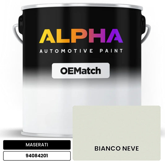 MASERATI BIANCO NEVE 94084201 OEMatch Basecoat