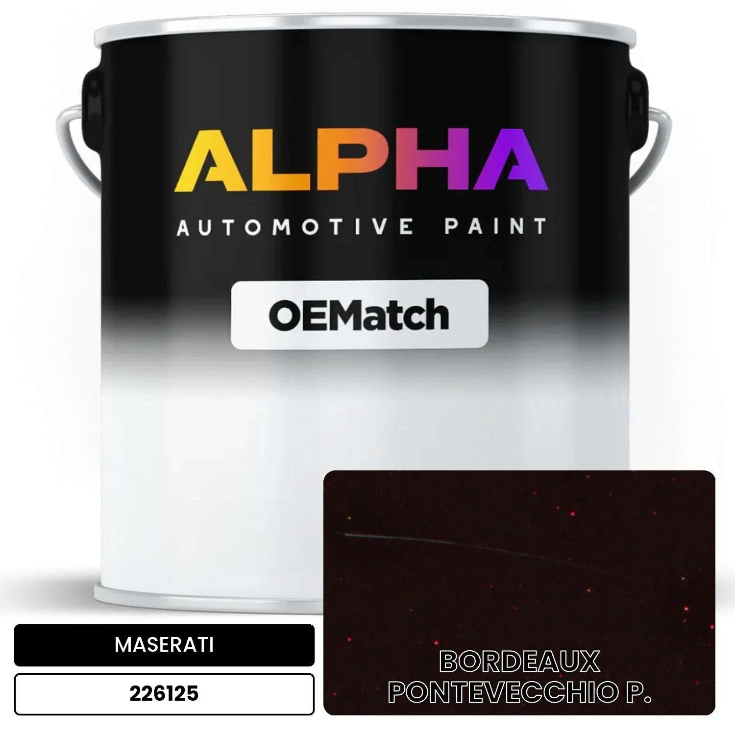 MASERATI BORDEAUX PONTEVECCHIO P. 226125 OEMatch Basecoat