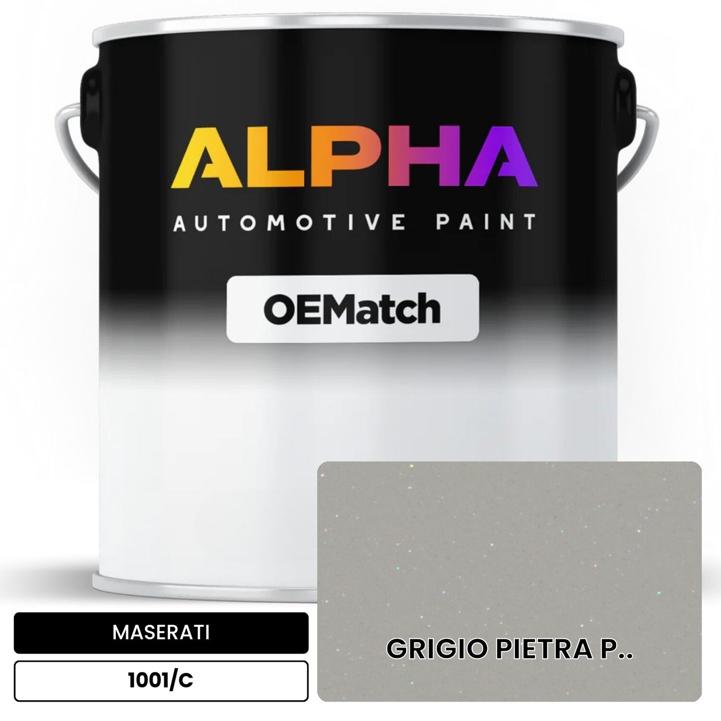 MASERATI GRIGIO PIETRA P.. 1001/C OEMatch Basecoat
