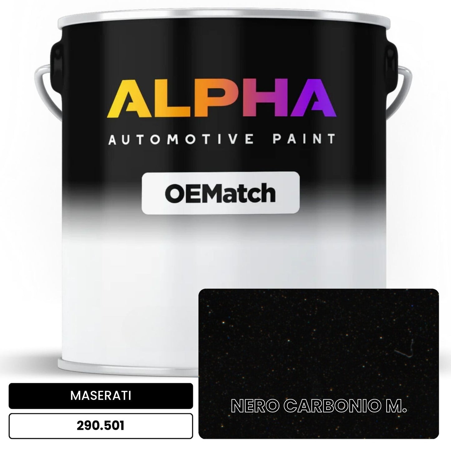 MASERATI NERO CARBONIO M. 290.501 OEMatch Basecoat