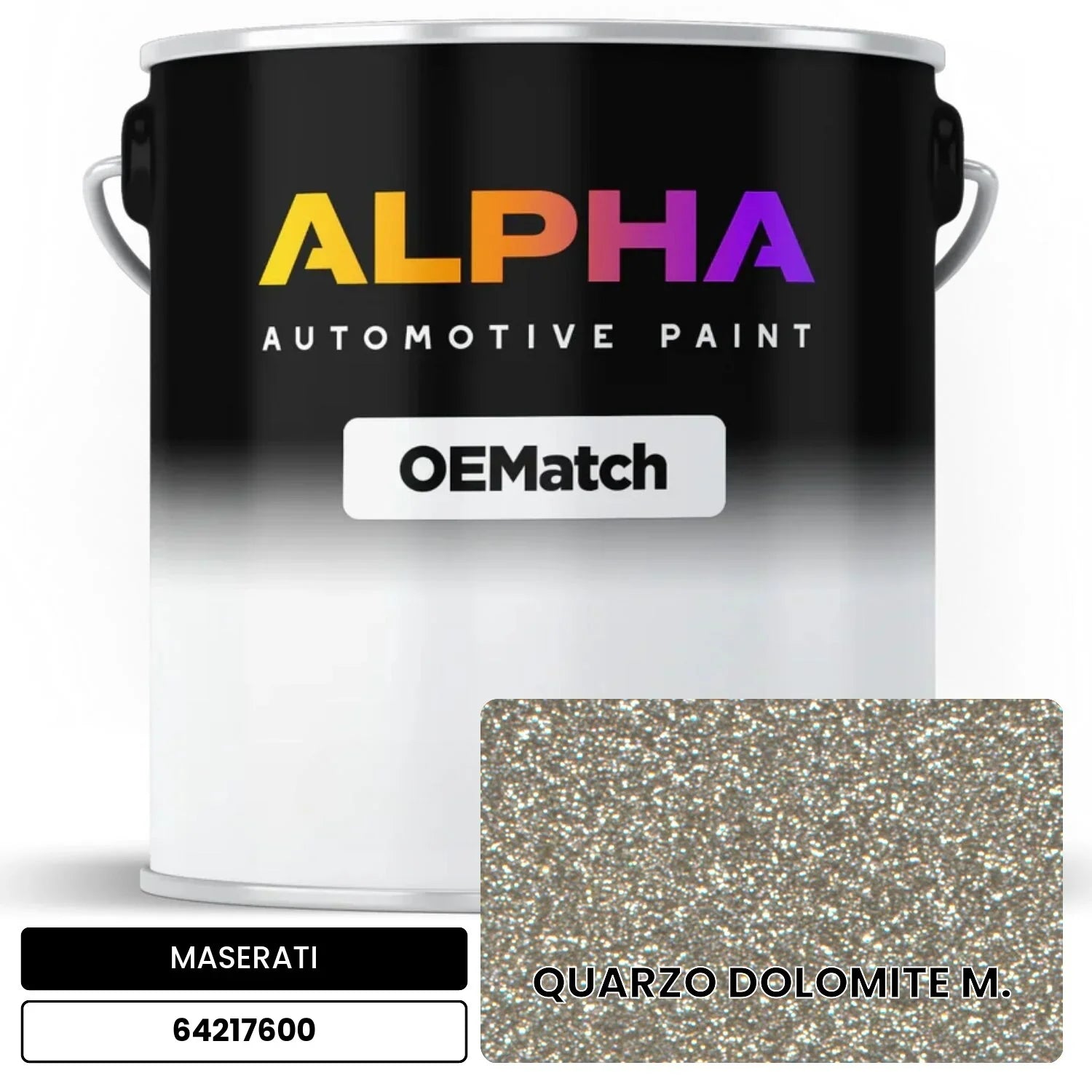 MASERATI QUARZO DOLOMITE M. 64217600 OEMatch Basecoat